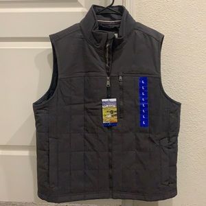 Orvis Men’s Quilted Vest, grey size large